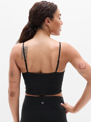 Sujetador Corto con Detalle Canalé