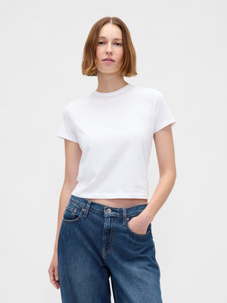 Jeans Holgados Talle Medio con Bolsillos