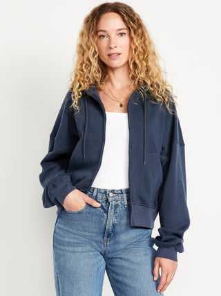 Hooded Sweatshirt with Zipper