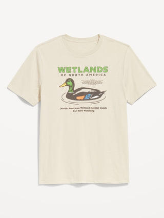 Camiseta Manga Corta con Gráfico, Hombre