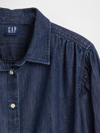 Camisa Denim con Cintura Anudada