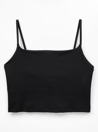 Sujetador Corto con Detalle Canalé