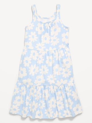 Vestido sin Mangas con Estampado, Niña