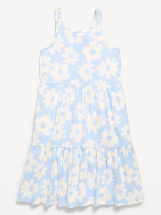 Vestido sin Mangas con Estampado, Niña