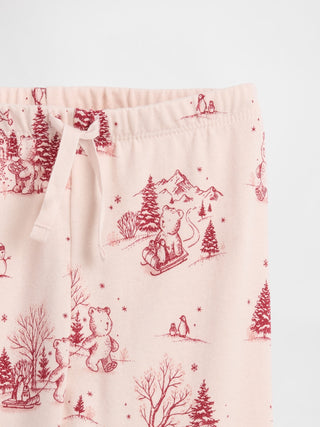 Pantalón con Cintura Elástica y Estampado, Bebé