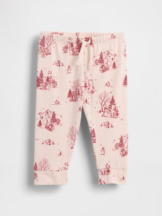 Pantalón con Cintura Elástica y Estampado, Bebé