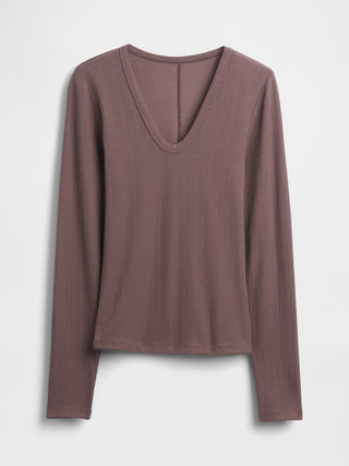 Camiseta Manga Larga Semitransparente