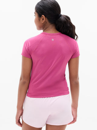Camiseta Deportiva Cuello Redondo, Niña