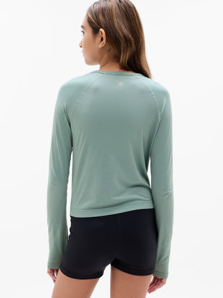 Camiseta Manga Larga sin Costuras, Niña