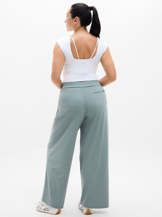 Pantalón Talle Alto con Bolsillos