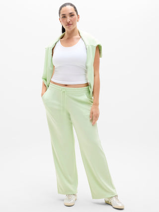 Pantalón Recto Talle Medio con Bolsillos