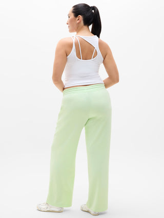 Pantalón Recto Talle Medio con Bolsillos