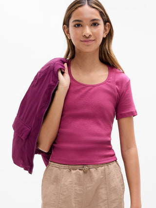 Camiseta Deportiva Manga Corta, Niña