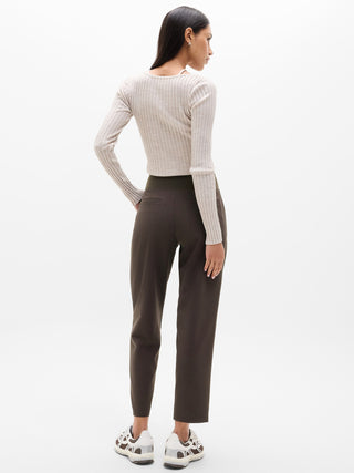 Pantalón Talle Alto con Bolsillos