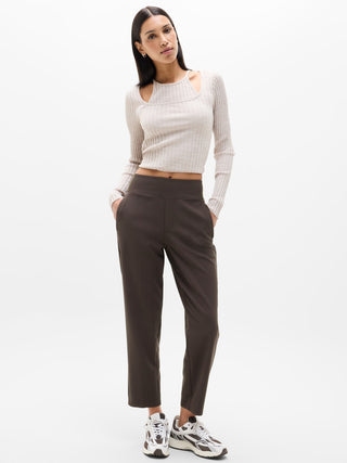 Pantalón Talle Alto con Bolsillos