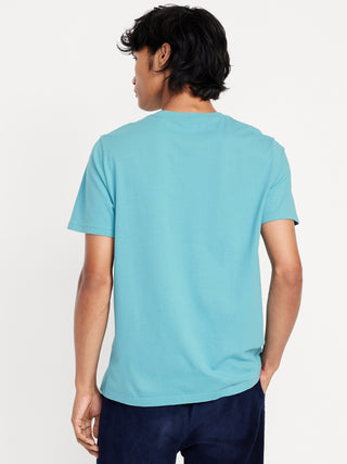 Camiseta Manga Corta Cuello Redondo de Algodón