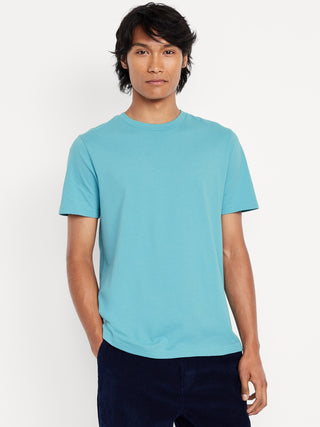 Camiseta Manga Corta Cuello Redondo de Algodón