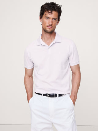Polo de Piqué con Logo Bordado