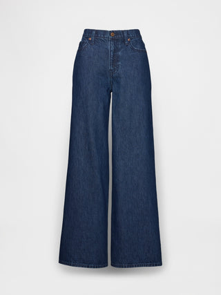 Jeans baggy de tiro medio.
