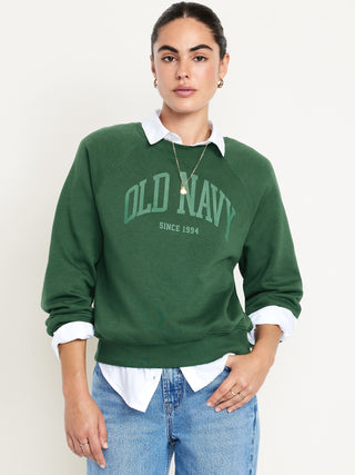 Crewneck Sweatshirt with Front Logo
