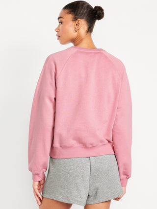 Crewneck Sweatshirt with Front Logo