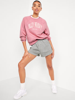 Crewneck Sweatshirt with Front Logo