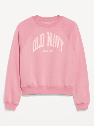 Crewneck Sweatshirt with Front Logo