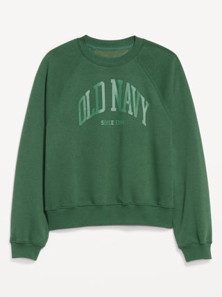 Crewneck Sweatshirt with Front Logo