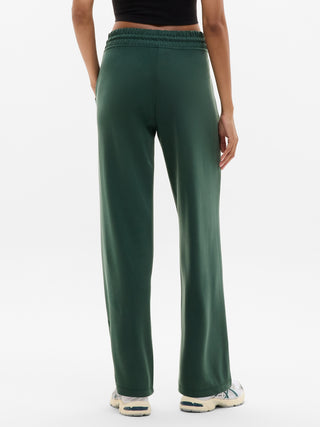 Pantalón Recto Talle Medio con Bolsillos