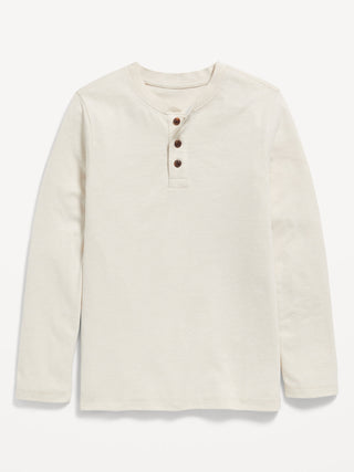 Camiseta Manga Larga con Botones, Niño