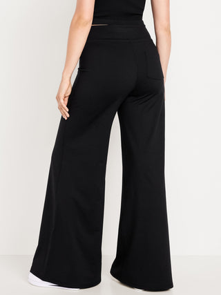 Pantalón Talle Alto con Cintura Elástica