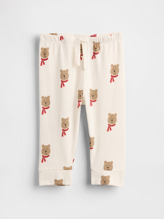 Pantalón con Cintura Elástica y Estampado, Bebé