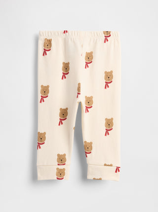 Pantalón con Cintura Elástica y Estampado, Bebé