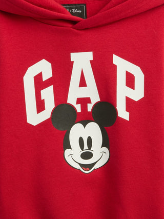 babyGap × Disney Mickey Mouse sudadera con capucha y logo relajado.