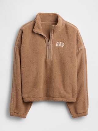 Sudadera Oversize Cuello Alto con Logo