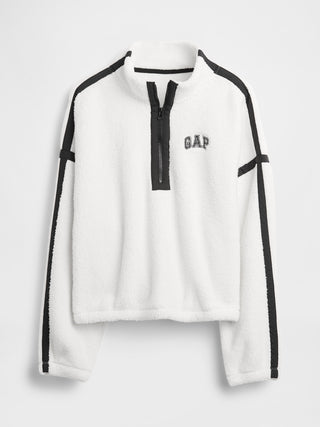 Sudadera Oversize Cuello Alto con Logo