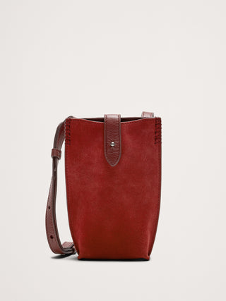 Bolso Bandolera con Correa Ajustable de Piel