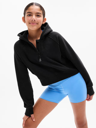Athleta Girl All Day Half Zip Hoodie.