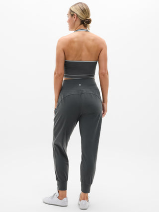 Salutation Pantalón Deportivo Talle Alto con Bolsillos