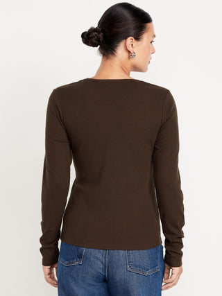 Blusa Cuello Cuadrado de Algodón