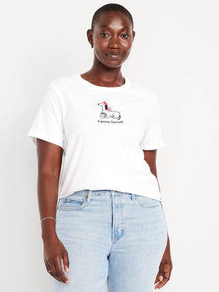 Camiseta Manga Corta con Gráfico