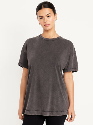 Oversized Cotton Short-Sleeved T-Shirt
