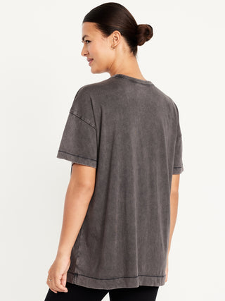Oversized Cotton Short-Sleeved T-Shirt