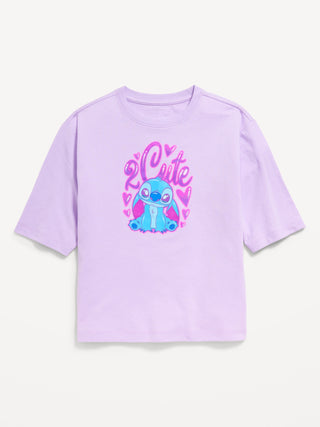 Camiseta Manga Corta Gráfica Colección Disney, Niña