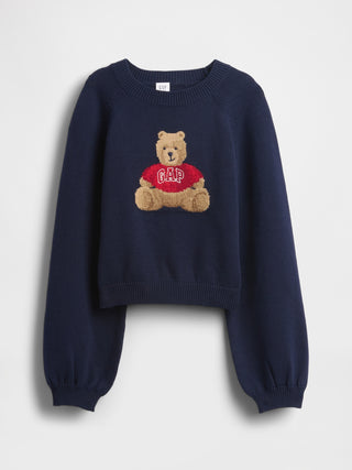 Sudadera Cuello Redondo con Oso Brannan, Niña