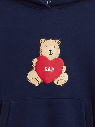 Sudadera Cuello Redondo con Oso Brannan Bordado, Niña