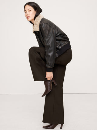 Pantalón Talle Alto con Cintura Elástica