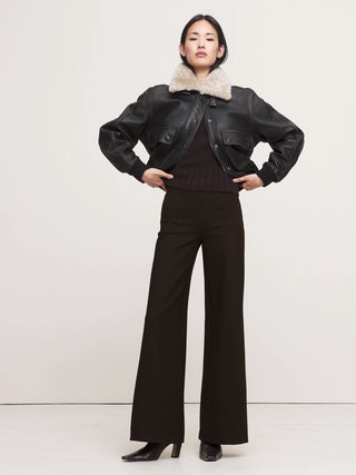 Pantalón Talle Alto con Cintura Elástica