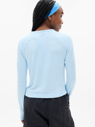 Camiseta Manga Larga sin Costuras, Niña