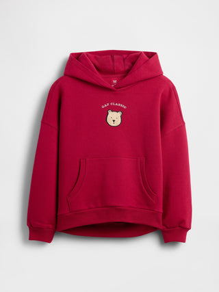 Sudadera Cuello Redondo con Oso Brannan Bordado, Niña